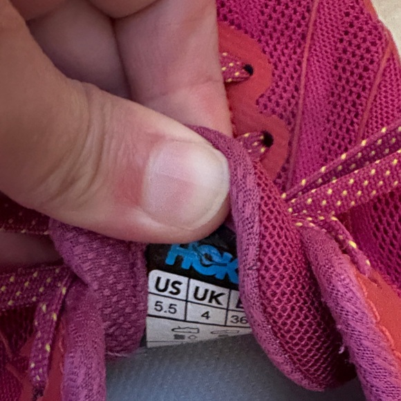 Hoka Fuchsia and Crimson Athletic Shoes - Picture 2 of 4